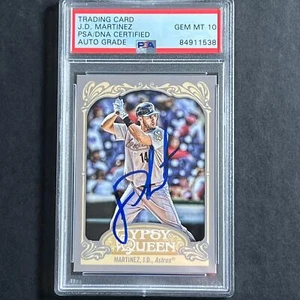 2012 Topps Gypsy Queen #214 J.D. Martinez Signed Card PSA Slabbed Auto 10 Astros - Picture 1 of 2
