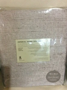 West Elm One (1) Imperial Shine Texture Curtain 48x96L NIP! Chateau Gray - Picture 1 of 1
