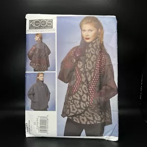 Vogue Patterns American Designer Koos Couture Misses Reversible Jacket LG/XL/XXL - Picture 1 of 7