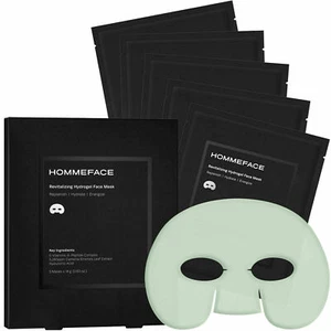 HOMMEFACE Men's Revitalizing Hydrogel Sheet Mask Set for Men (5 sheets) - Picture 1 of 8