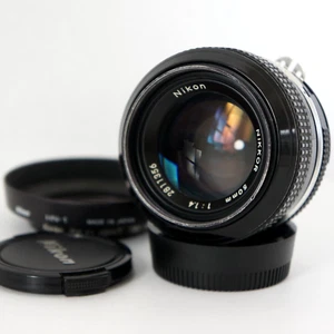 Nikon Nikkor 50mm f/1.4 Ai converted Standard MF Prime Lens with HN-1 from Japan - Picture 1 of 19