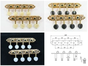 ratio 1/18 A style Mandolin Mandola Gold-plated machine head tuners peg key 536G - Picture 1 of 9