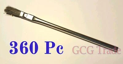 Cepillos ácidos 360 piezas 3/8" mango de metal cerdas de crin de caballo hobby pegamento aceite 3/8" Foto 1 de 4
