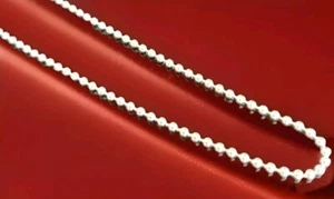 Erick's Sterling Silver 25 Inches Long Beaded Chain Taxco.925 - Picture 1 of 12