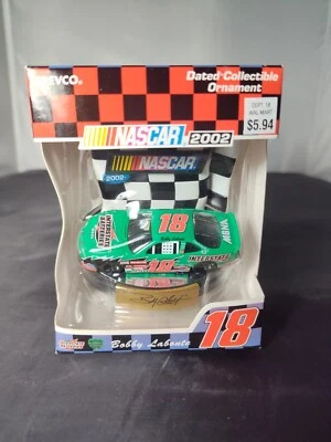 2002 NASCAR Collectible Ornament #18 Bobby LaBonte Trevco - Image 1 of 4