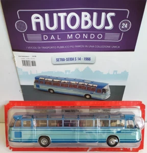 HACHETTE AUTOBUS DAL MONDO 1:43 BUS SETRA SEIDA S 14 1966 CON FASCICOLO 24 - Foto 1 di 1