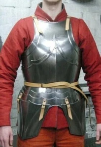 Mittelalter 18GA Stahl Oberkörper Rüstung Brustplatte Ritter Kürass Jacke/Brust - Bild 1 von 4