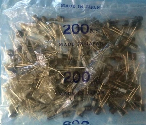 200x URT1E101MNH NICHICON CAP ALUM LYTIC 100UF 25V RADIAL 105' 8X10mm 200/units - Picture 1 of 5