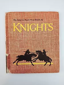 Vintage 1956 HC Children's Book Knights John Lewellen Illustrated Frances Eckart - Imagen 1 de 8