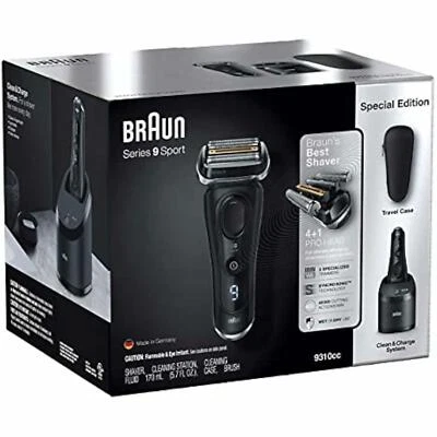 Braun Series 9 Sport Shaver with Clean and Charge System - Image 1 of 2