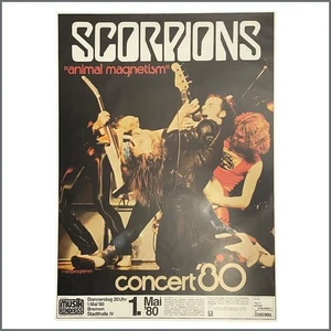 Scorpions Animal Magnetism Bremen 1980 Concert Poster (Germany) - Picture 1 of 1