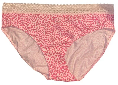 Vintage VICTORIA’S SECRET Lace Top BRIEF Panty M Hearts 💕 Y2K 2010 Foto 1 de 4