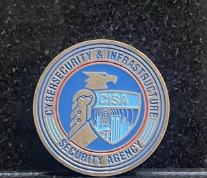 CISA Cybersecurity & Infrastructure Security Agency 1,75" Challenge Coin - Bild 1 von 5