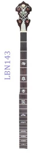 5 String Banjo Long Neck 25 frets Maple MOP Abalone Inlay LBN143 - Picture 1 of 7