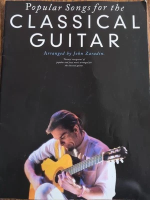 POPULAR SONGS for the CLASSICAL GUITAR by JOHN ZARADIN - WISE - GC - FREEPOST - Image 1 of 2