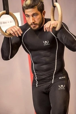 Mava Compression Long Sleeve Baselayer T Shirt-XXL - Image 1 of 4