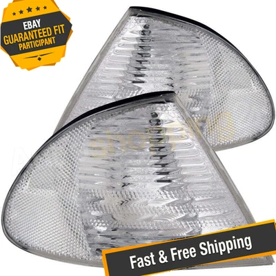 Luces esquineras transparentes ANZO 521006 para 99-01 BMW Serie 3 M3 E46 4 puertas Foto 1 de 4