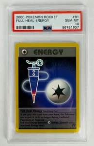2002 Pokemon Legendary Collection Set Break #100 Full Heal Energy PSA 10 MINT - Picture 1 of 2