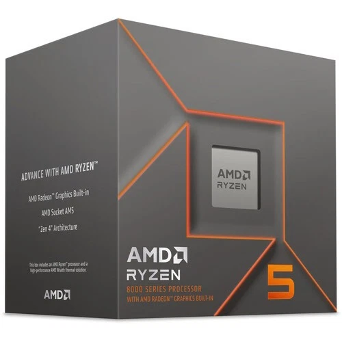 AMD Ryzen 5 8500G 3.5 GHz 6-Core Socket AM5 16MB L3 Cache Desktop CPU Processor - Image 1 of 1