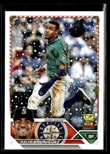 Julio Rodríguez 2023 Topps Holiday #H26 - Picture 1 of 2