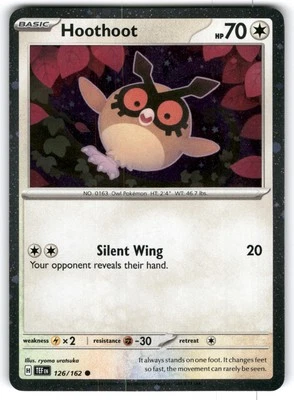 Cosmos Holo Hoothoot #126/162 SV05: Temporal Forces - Image 1 of 2