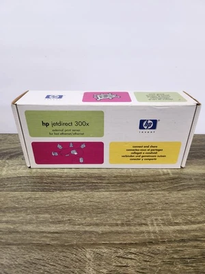 HP JetDirect 300x External Print Server 10/100 TX - J3263-60001 Ethernet RJ-45 - Image 1 of 4