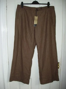 MARKS & SPENCER M&S smart lined camel luxury + cashmere trousers 30 LEG BNWT 20 - Picture 1 of 4