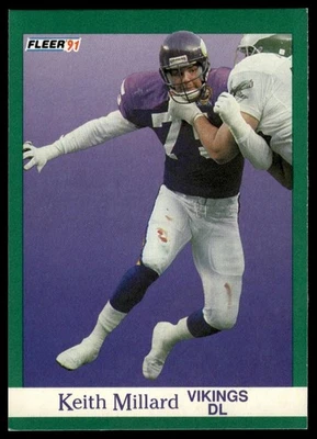 1991 Fleer #287 Keith Millard - Image 1 of 2