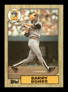 Barry Bonds 1987 Topps Rookie #320 Pittsburgh Pirates NM - Bild 1 von 2