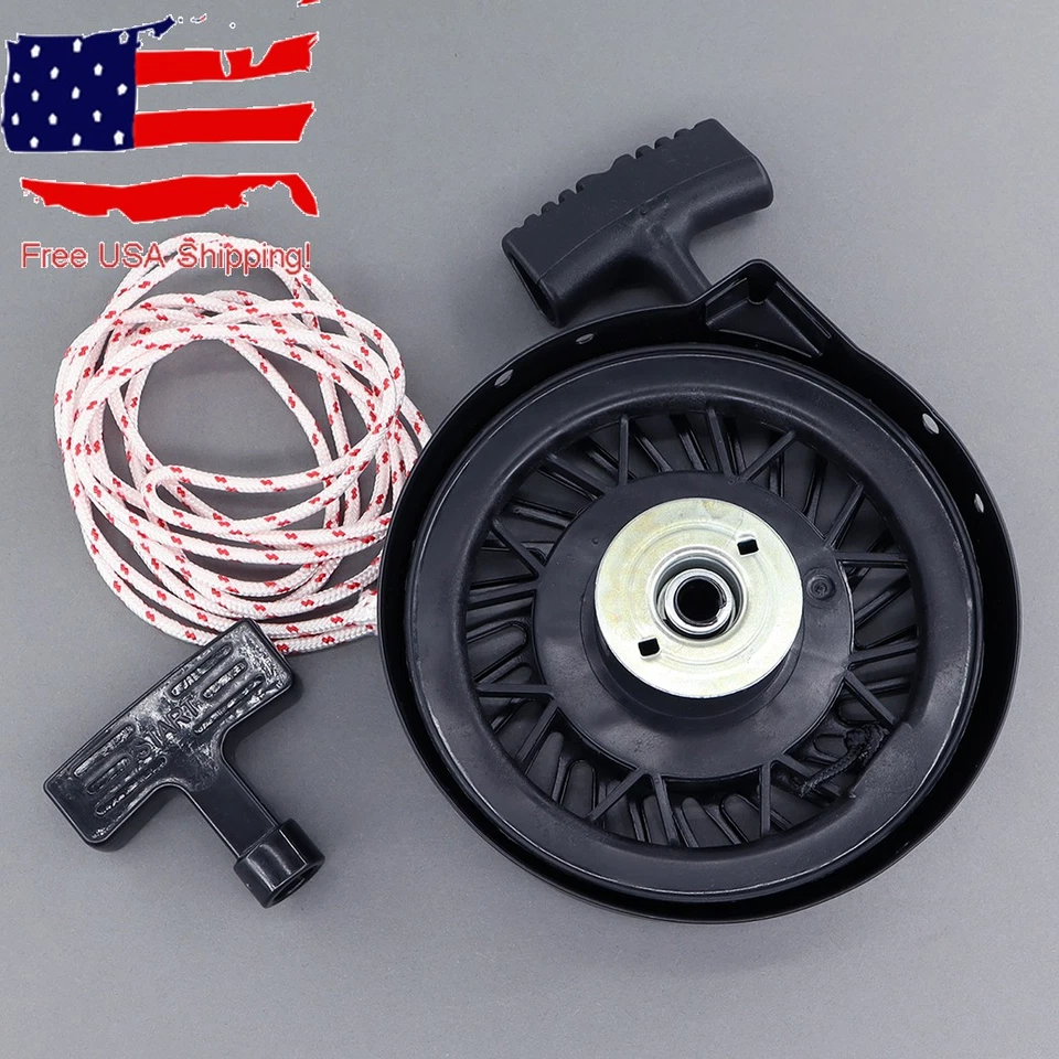 GOLDENMOTOR Pull Recoil Starter For Tecumseh HSSK50 HSK70 4-5HP Snow Blower