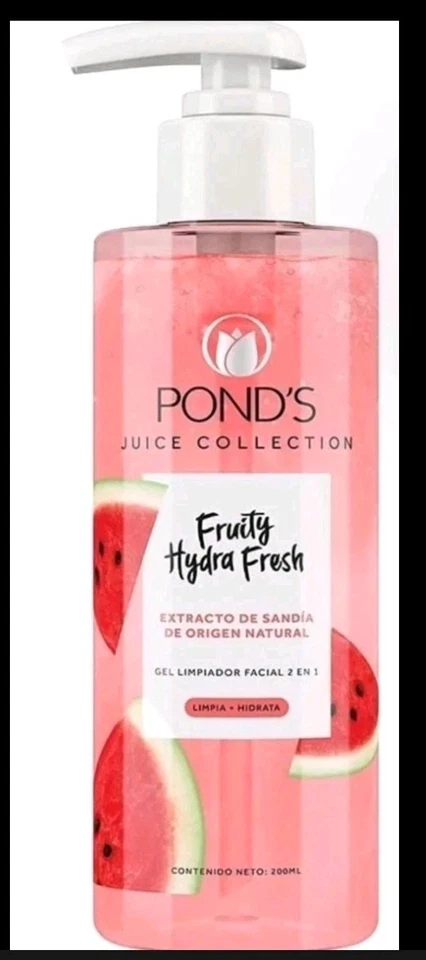 PONDS JUICE COLLECTION LAVADO FACIAL HIDRAFRESH FRUTAL/LIMPIADOR FACIAL/SANDIA 🍉 Foto 1 de 4