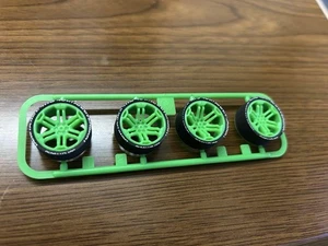 Tamiya Mini 4WD Medium Diameter Pella Tire Super Hard with PP Wheel - Picture 1 of 1