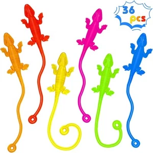 36PCS Sticky Hands Bulk Kids Party Favors Lizard Shape Stretchy Hand... - Picture 1 of 7