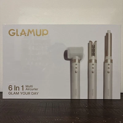 GLAMUP Aircurler 6 in 1 Multi Hair Styler - Curler Hair Dryer Brush Straightener - Image 1 of 4
