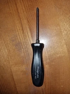 Snap-on #1 Phillips Head Screw Driver Black Hard Handle GSDDP31 Tool - Picture 1 of 3