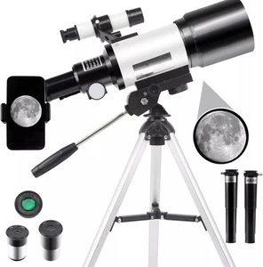 Telescopio para Niños Adultos Principiantes, 150X Telescopio Refractor Astronómico, 70mm - Imagen 1 de 7