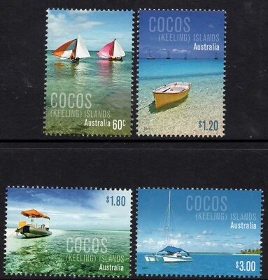 COCOS (keeling) ISLAS 2011 "BARCOS" SET MNH Foto 1 de 2