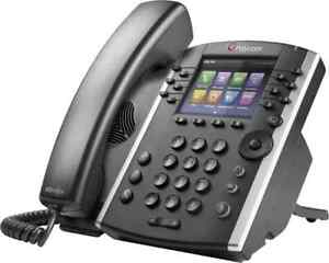 Polycom VVX 411 Business IP Phone 12-Line Gigabit PoE VOIP 2200-48450-025 (CI)