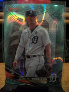 Spencer Torkelson 2022 Bowman's Best Aqua Lava Refractor #7 RC/199 Tigers - Imagen 1 de 1