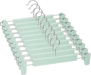 Skirt Hangers,Pants Hangers with Clips,360 ° Swivel Hooks Space Saving Hangers f - Picture 1 of 7
