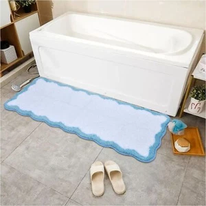 Bathroom Runner Rug 18 x 47 Inch Long Bathroom Rugs Non Slip Absorbent Bath M... - Picture 1 of 5