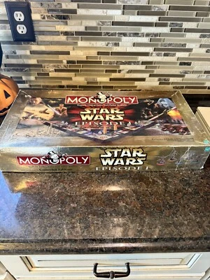 Monopoly Star Wars Episode 1 3D Collectors Edition Board Game 1999 Complete  - Image 1 of 4