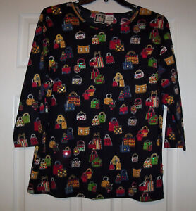 ~Take Two Clothing Co~Embellished ~POCKETBOOK~ 3/4 Sleeve Top - Size 1X