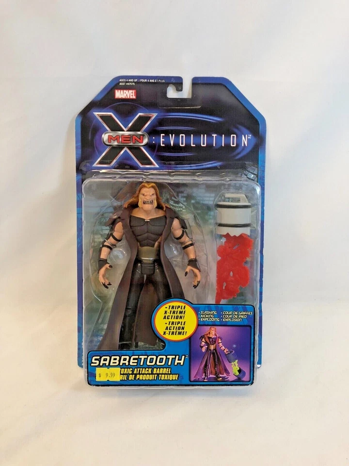 Diente de sable - X-Men Evolution - Marvel - 2001 Toy Biz 47575 Foto 1 de 4