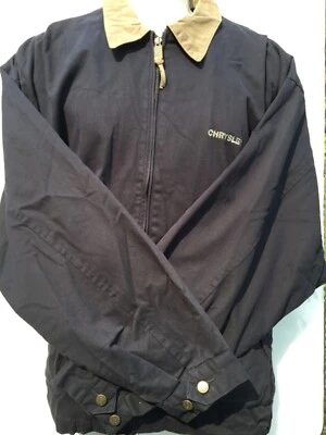 CHRYSLER Equipo para Deportes Informal Abrigo Chaqueta Cremallera Completa Para Hombre XL Forro de Algodón Nuevo con Etiquetas Foto 1 de 4