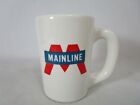 Vintage Mainline Railroad Coffee Mug Cup Main Line 