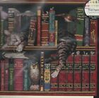 FREDERICK THE LITERATE--Cat Sleeping in Bookshelf--Counted Cross Stitch KIT