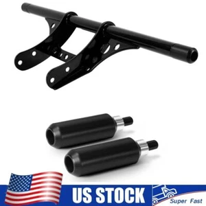 Full Set Front & Rear Crash Bar For Harley Sportster XL1200C Low XL1200L 2004-20 - Foto 1 di 17
