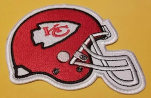 Parche bordado casco Kansas City Chiefs NFL aprox 2,75x3,75" - Imagen 1 de 2