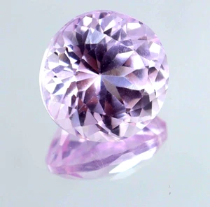 Piedra Preciosa Suelta Natural Brasileña Rosa Corte Redondo Certificado AA+ de 10,45 quilates - Imagen 1 de 6
